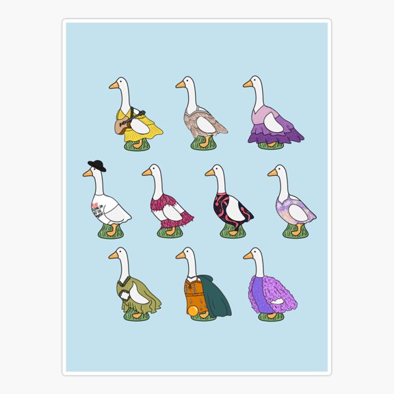 In My Goose Era Bird Quote Sticker