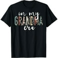 thumbnail image 1 of In My Grandma Era Leopard Letter Print Funny Gifts Grandma T-Shirt, 1 of 3