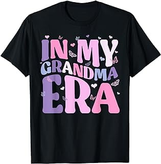 In My Grandma Era Retro Groovy Mothers Day Best Grandma Ever T-Shirt ...