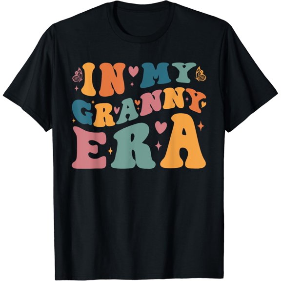 In My Granny Era Baby Announcement For Grandma Mother's Gift T-Shirt, Unisex T-Shirt