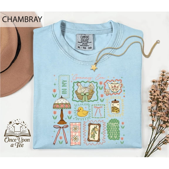 In My Granny Era Shirt Farmhouse TShirt Grandma Core Top Cute Granny Kitchen TShirt Cozy C