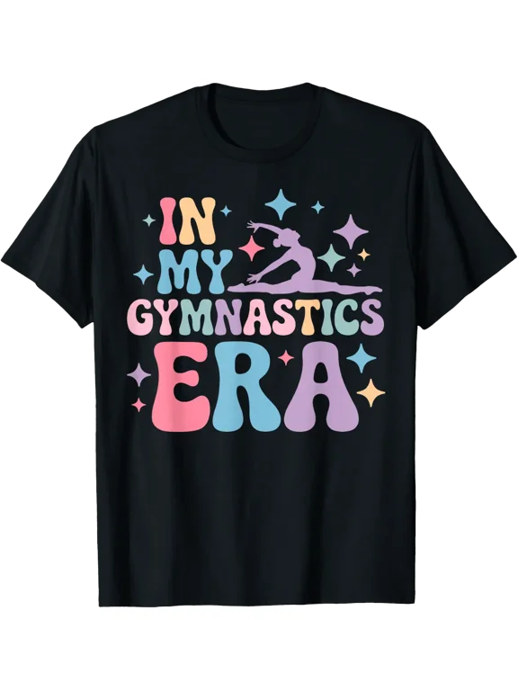 In My Gymnastics ERA Rhythmic Gymnast Girls Groovy T-Shirt