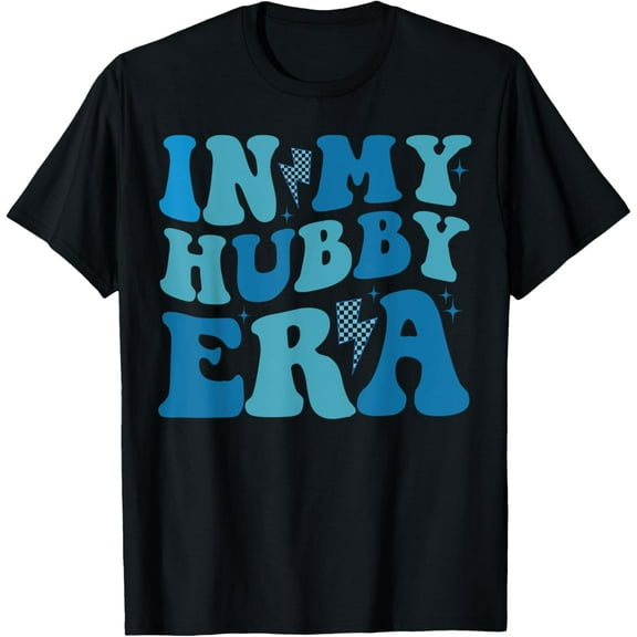 In My Hubby Era Funny Family Groovy Husband Retro Matching T-Shirt
