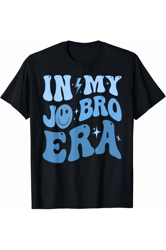 In My Jo Bro Era Retro Smiley Face Lightning Bolt Jonas Brother Unisex T-Shirt, S-5XL