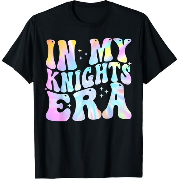In My Knights Era Back to School Spirit Game Retro Groovy T-Shirt