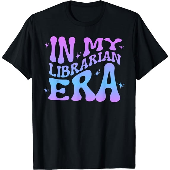 In My Librarian Era Retro Groovy Back to School Funny Women T-Shirt