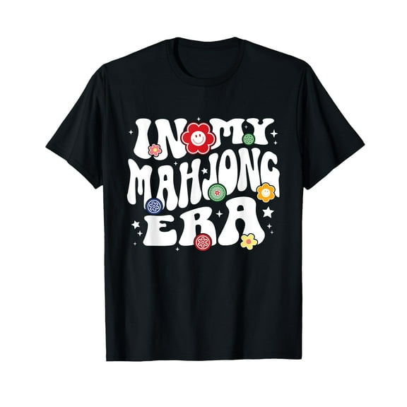 In My Mahjong Era Chinese Tile Game Mah Jongg Player T-Shirt