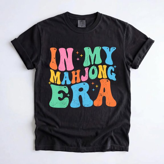 In My Mahjong Era T-Shirt, Funny Mahjong Player Chinese Game Graphic Tee