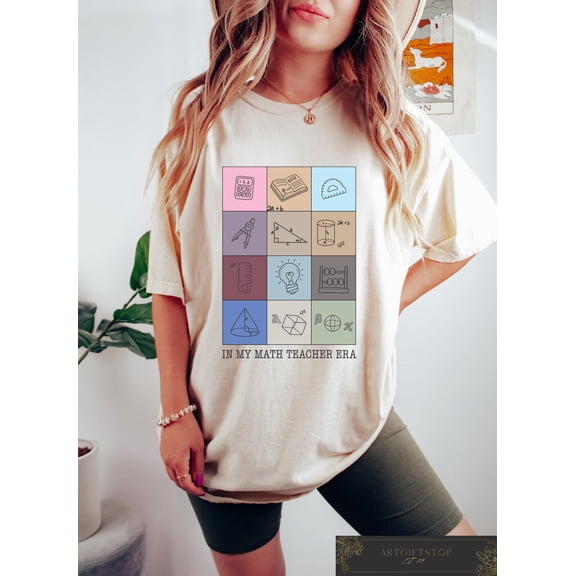 In My Math Era Tshirt, Math Teacher Shirt, Back To School Tee, Teacher T-shirt, Math Teacher Appreciation, First Day Of School, F3922 All Size S-5Xl