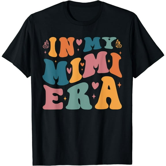 In My Mimi Era Mom Baby Announcement for Grandma Mothers Day T-Shirt