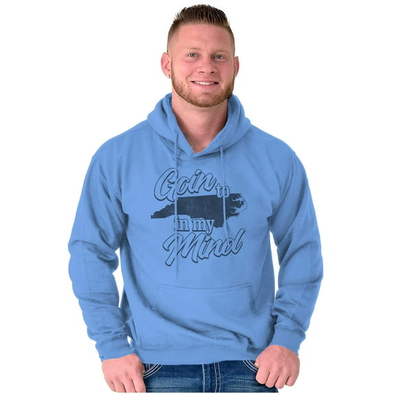 In My Mind Going to North Carolina Hoodie Sweatshirt Women Men Brisco Brands S