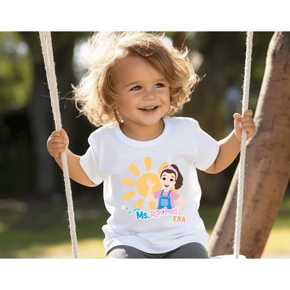 In My Ms Rachel Era Preschool Teacher Fan Youth Toddler T-Shirt,Ash color,size YXS