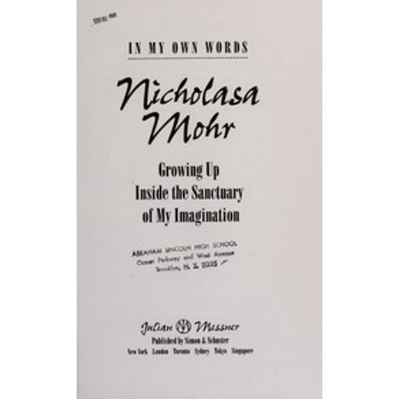 Pre-Owned In My Own Words: Growing Up Inside the Sanctuary of My Imagination (Hardcover) 0671741713 9780671741716