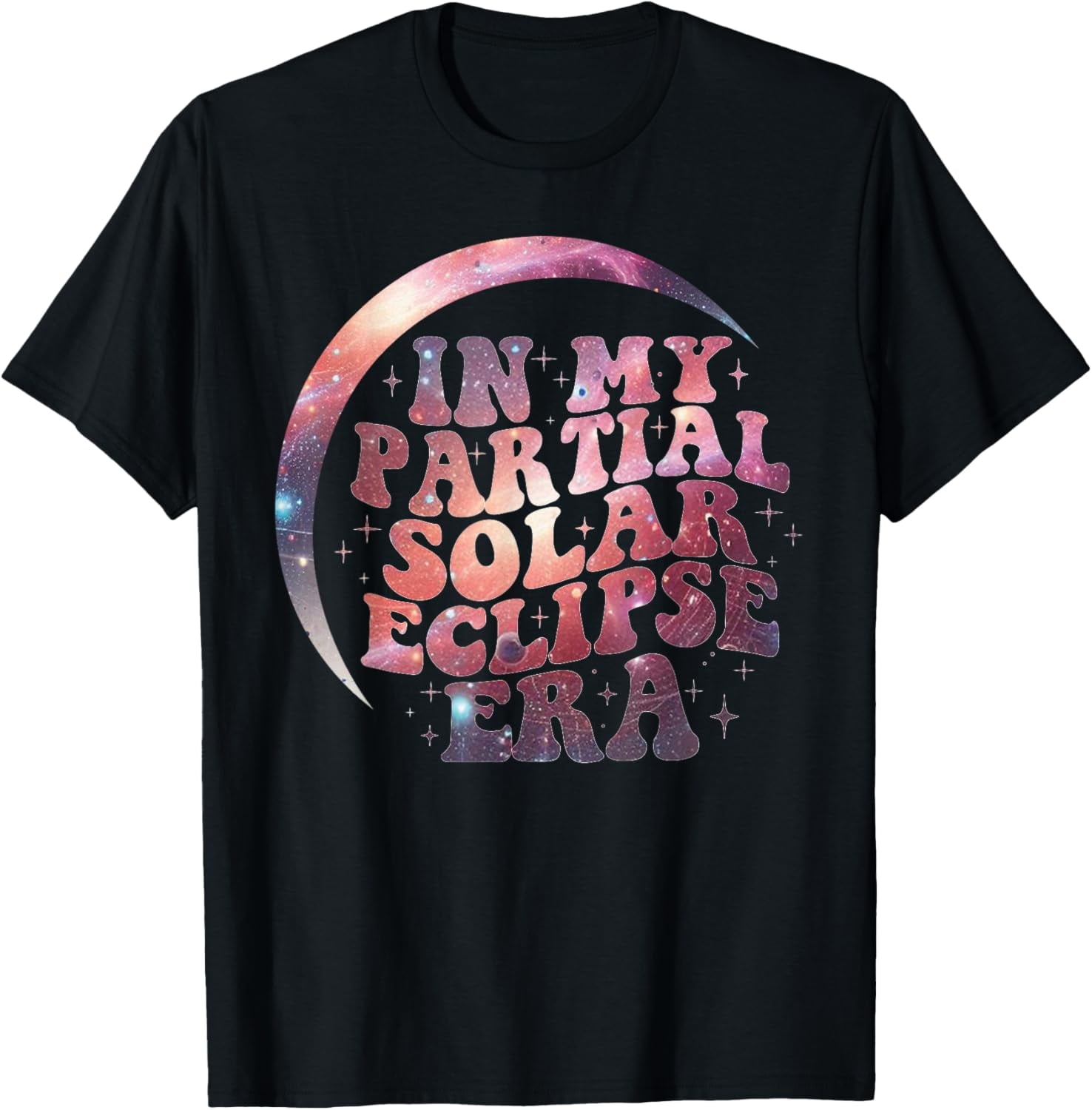 In My Partial Solar Eclipse Era Solar Eclipse 2025 Groovy TShirt