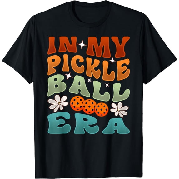 In My Pickleball Era - Retro Waving Style T-Shirt