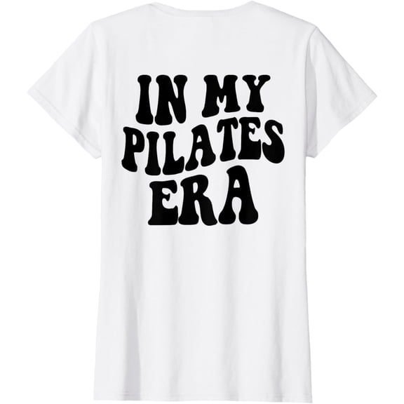 In My Pilates Era Pilates Lover T-ShirtMen and women, White T-shirt, size: Extra large