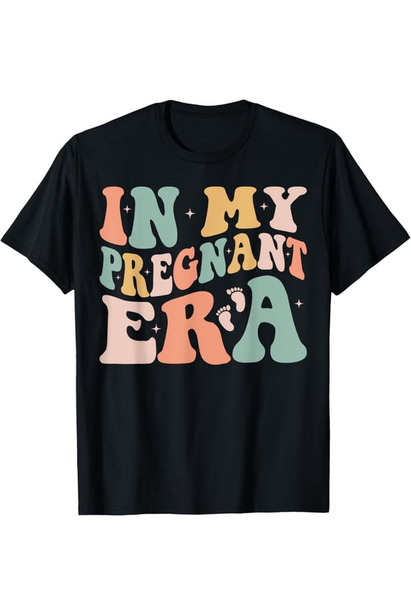In My Pregnant Era Funny Pregnancy Announcement Pregnant T-Shirt