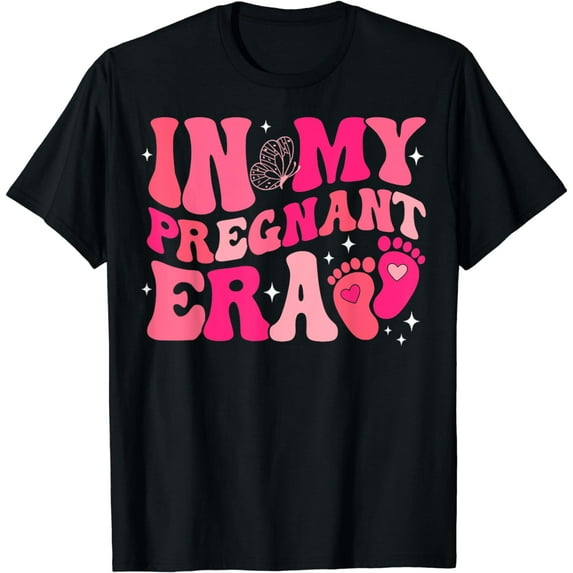 In My Pregnant Era Funny Pregnancy Announcement Pregnant T-Shirt