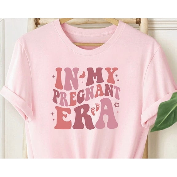 In My Pregnant Era Shirt / Pregnancy Reveal Shirt / Trendy Era Shirt / Mom To Be Shirt / Pregnancy Announcement Shirt