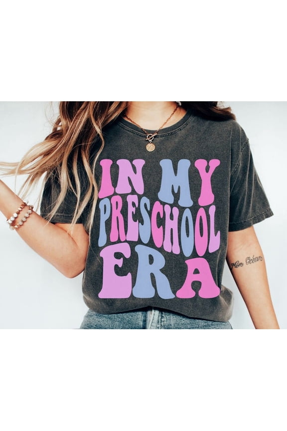 In My Preschool Era Retro PreK Back to School T-Shirt