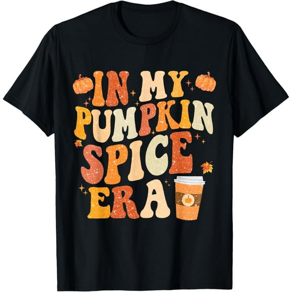 In My Pumpkin Spice Era Funny Retro Fall Vibes Thanksgiving T-Shirt