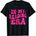 thumbnail image 1 of In My Reading Era Groovy Reader Librarian Teacher Book T-Shirt, 1 of 4