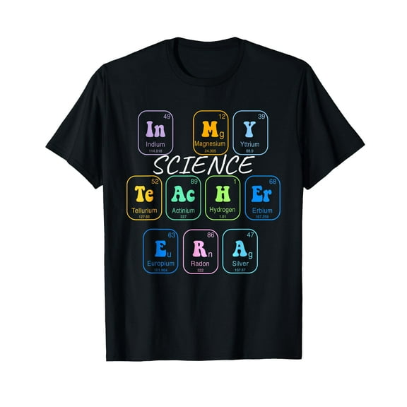 In My Science Teacher Era STEM Teacher Groovy Retro T-Shirt