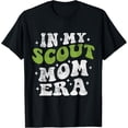 thumbnail image 1 of In My Scout Mom Era Funny Scout Mom Mother's Day Groovy T-Shirt, 1 of 3