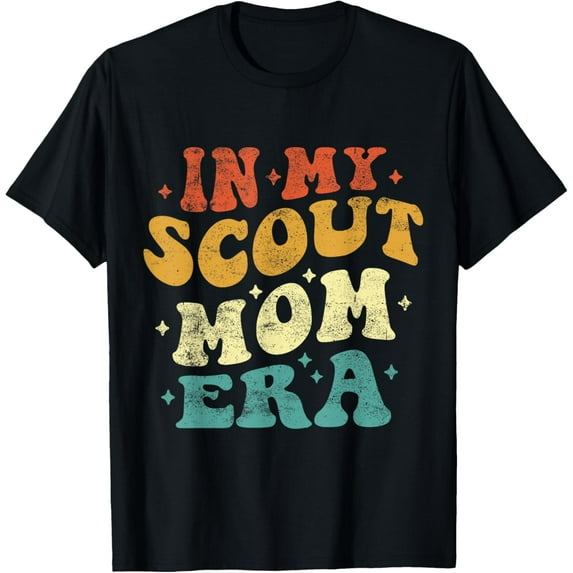 In My Scout Mom Era Funny Scout Mom Vintage Mothers Day T-Shirt