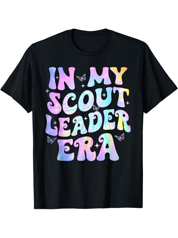 In My Scoutt Leader Era Groovy Retro Troop Scouting Camping T-Shirt