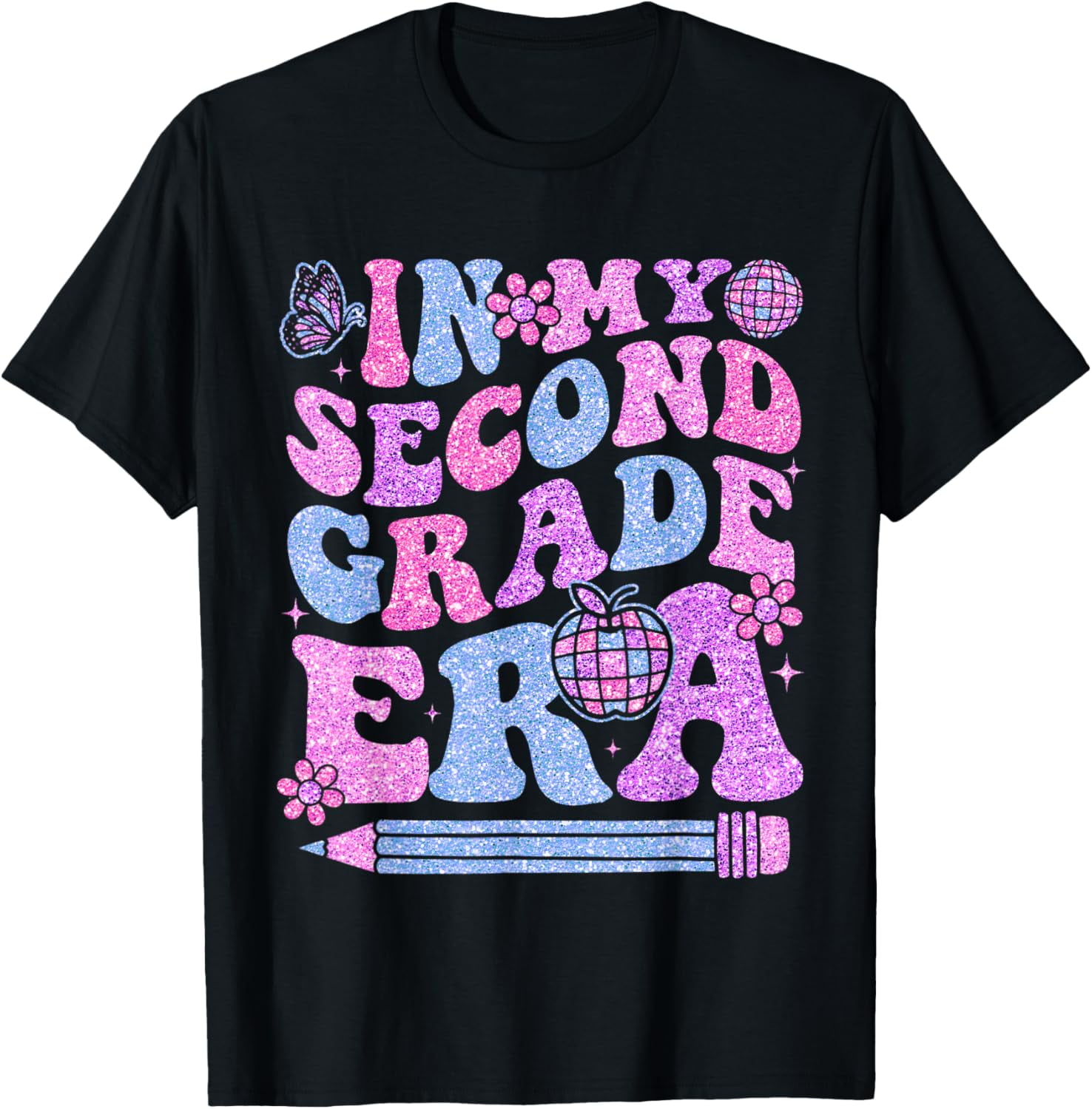 In My Second Grade Era Girl Back To School 2nd Grade Teacher T-Shirt ...