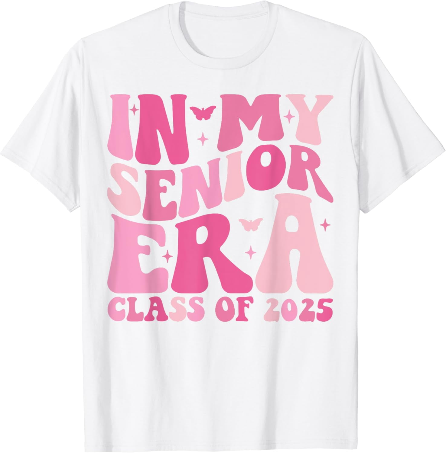 POFULL Tote Bag „In My Senior Era“ – Geschenk Zum Schulabschluss, 39x34 Cm, Aus Segeltuch