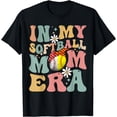 thumbnail image 1 of In My Softball Mom Era Funny Softball Mama Mother's Day Gift T-Shirt, 1 of 4