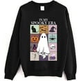 thumbnail image 1 of In My Spooky Era Halloween Graphic Sweatshirt, Ghost Print Pullover Crewneck, 1 of 6