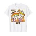thumbnail image 1 of In My Spooky Teacher Era Ghost Pencil Halloween Men Women T-Shirt, 1 of 5