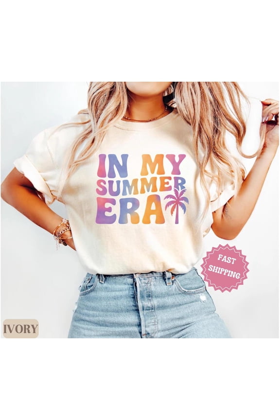 In My Summer Era Shirt tee cute summer graphic tee retro beach shirt women s vacation tshi