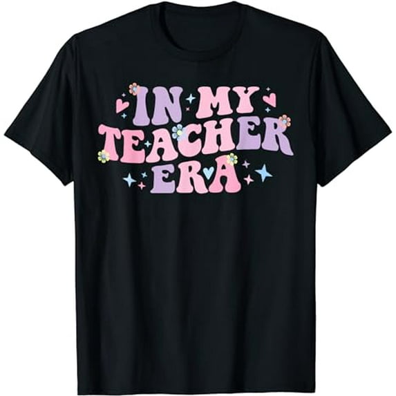 In My Teacher Era Back to School in My Teaching Era Pink T-Shirt