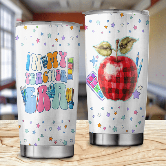 In My Teacher Era Teacher's Day Back To School Tumblers ID-0619-X2HI