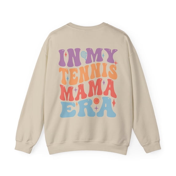 In My Tennis Mama Era Sweatshirt, Tennis Lover Gameday Gift