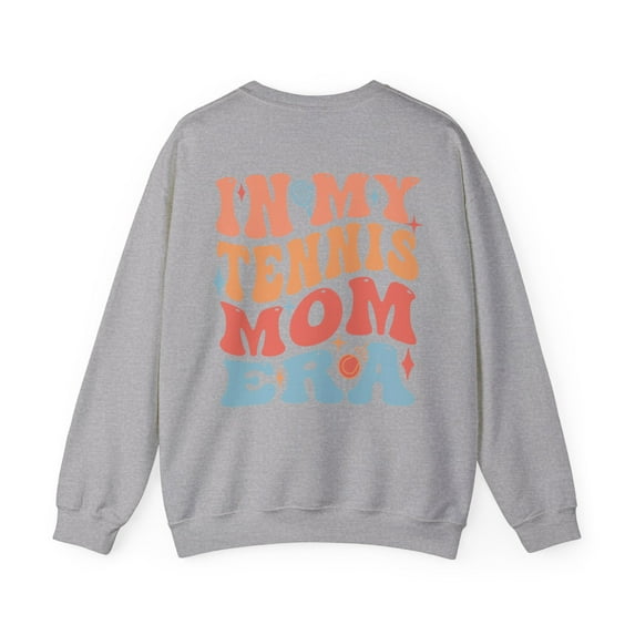 In My Tennis Mom Era Sweatshirt, Tennis Lover Gameday Gift