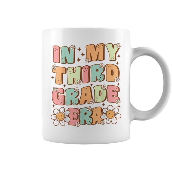 In My Third Grade Era Cute Groovy 3Rd Grade Back To School Coffee Mugs