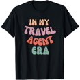 thumbnail image 1 of In My Travel Agent Era Funny Travel Agent T-ShirtMen and women, Black T-shirt, size: Extra large, 1 of 4