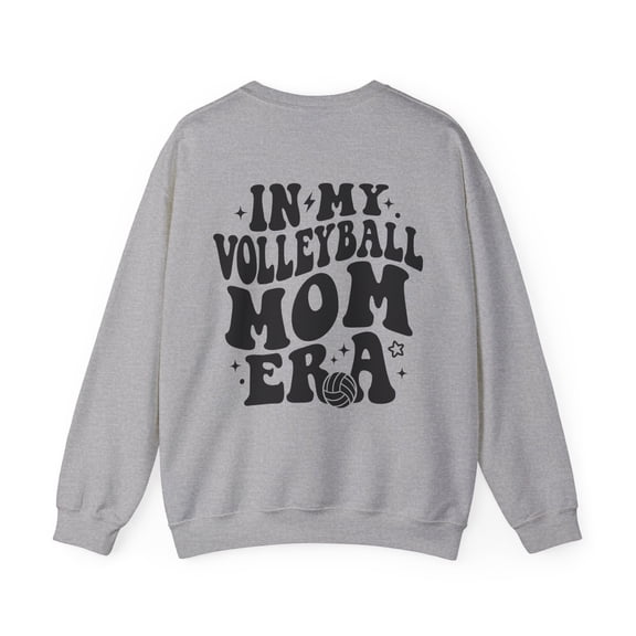 In My Volleyball Mom Era Front and Back Women's Sweatshirt