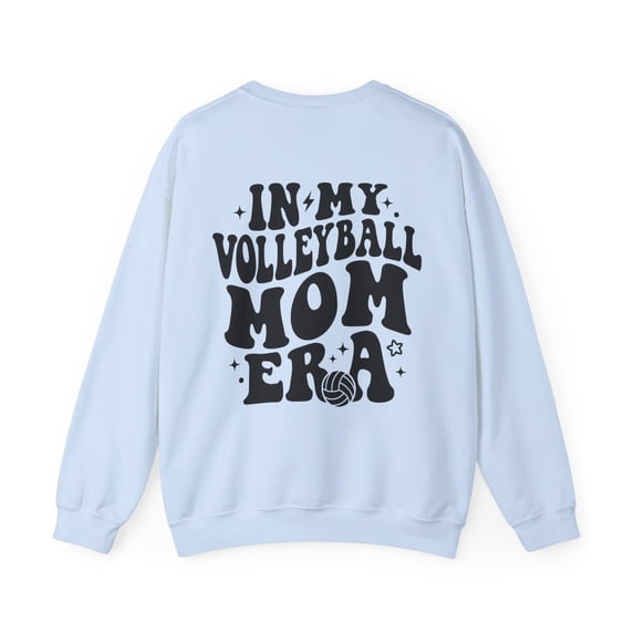 In My Volleyball Mom Era Front and Back Women's Sweatshirt