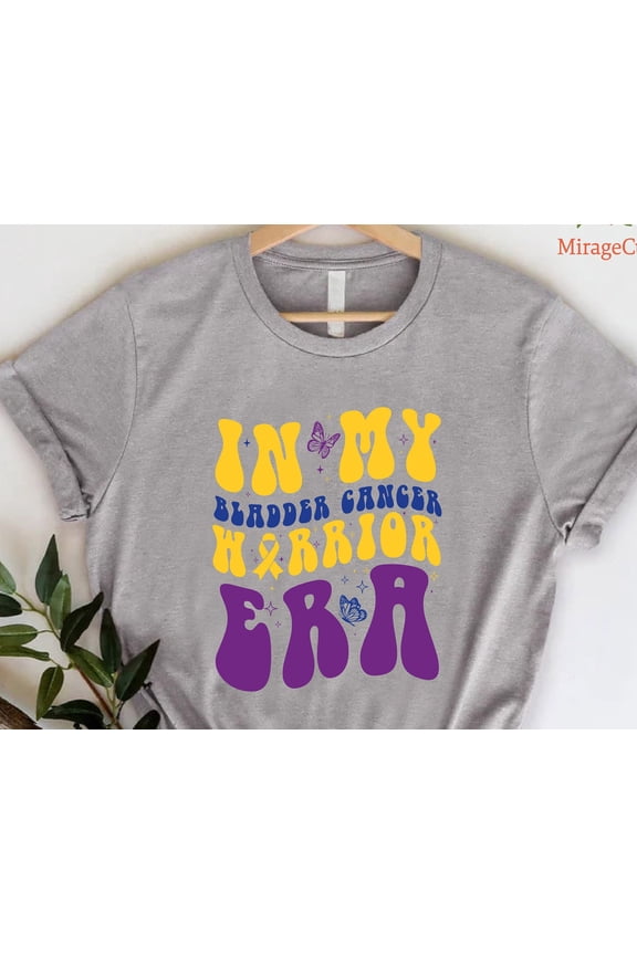 In My Warrior Era Bladder Cancer Shirt Cancer Warrior Gift Cancer Awareness Gift Tee Cance