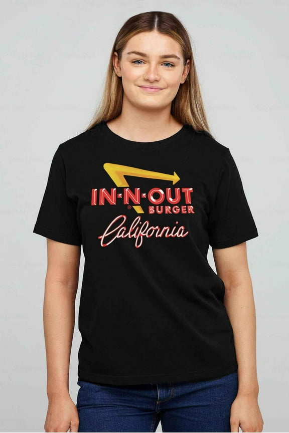 In-N-Out Burger Fast Food Restaurant Graphic T-shirt up to size 5XL.