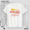 thumbnail image 1 of In N Out Burger Retro Fast Food Restaurant Humor Logo Tee Unisex T-Shirt V41467, up to size 5XL, 1 of 2