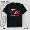 thumbnail image 1 of In N Out Burger Retro Fast Food Restaurant Humor Logo Tee Unisex T-Shirt V41467, up to size 5XL, 1 of 2