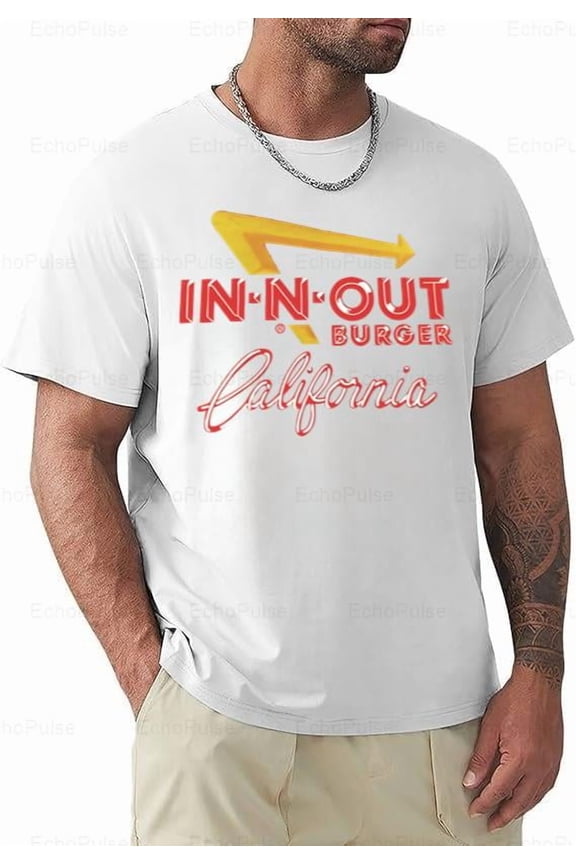 In N Out Burger Vintage Retro Fast Food Restaurant California Fan Unisex T-Shirt
