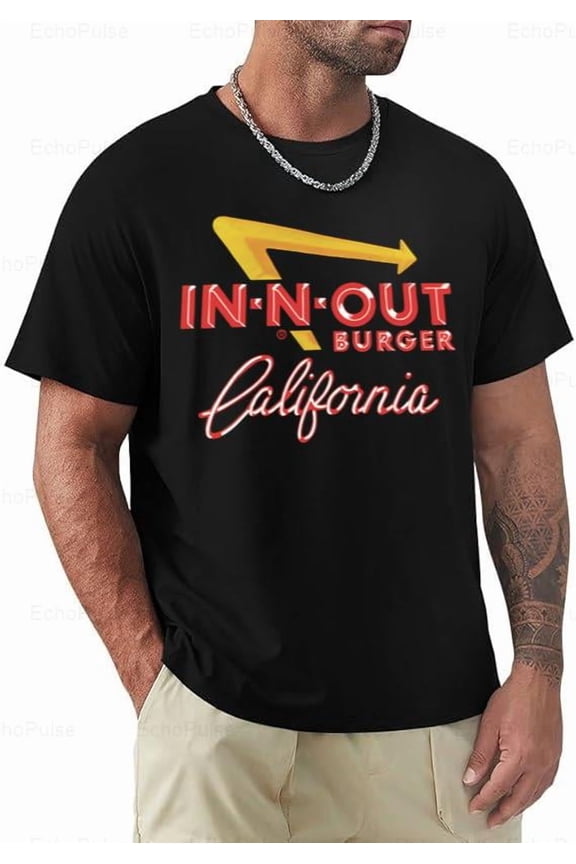 In N Out Burger Vintage Retro Fast Food Restaurant California Fan Unisex T-Shirt